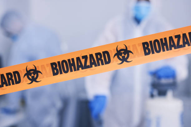 Professional Blood Cleanup technician working in Edgewood, IN